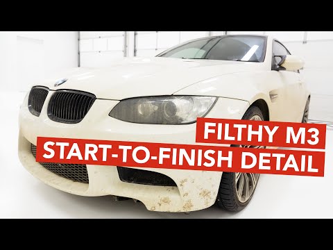 Amazing Makeover: BMW E92 M3 Coupe Gets a Complete Detail! ASMR