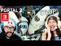 Casal Gaymer Joga: Portal 2 Co op gameplay No Nintendo 