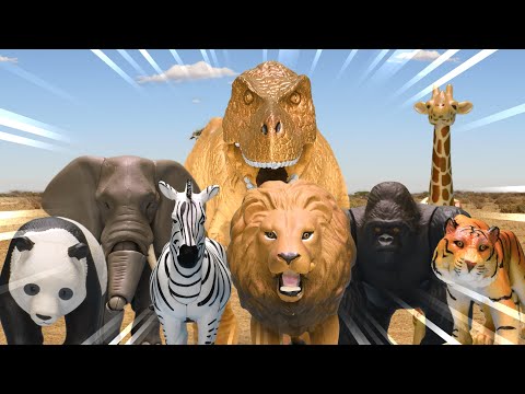 【公式】ライオンからの大逃走!おおきなアニア動物園&水族館ストップモーションアニメ Ania Stop motion Animation 【親子で楽しくあんしん！タカラトミーキッズ】おはなし|子供向け