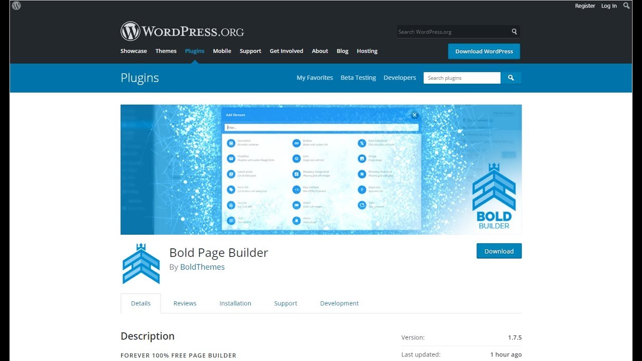 Bold Page Builder WordPress Plugin - Importing Demo Content