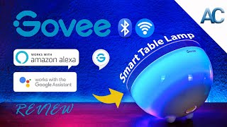 Govee Lampada da Tavolo Smart Portatile | Batteria interna ricaricabile e comandi vocali