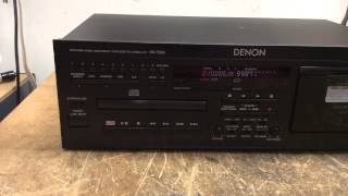 Video thumbnail for Denon DN-T620 Cassette CD Combo Deck by gggone1