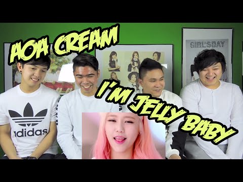 AOA CREAM - I'M JELLY BABY MV REACTION (FUNNY FANBOYS)