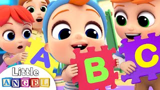 Mommy Helps Me Learn My ABC | Phonics Song | Little Angel Kids Songs &amp; Nursery Rhymes