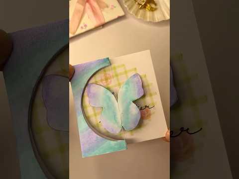 Spinning Butterfly card 🦋