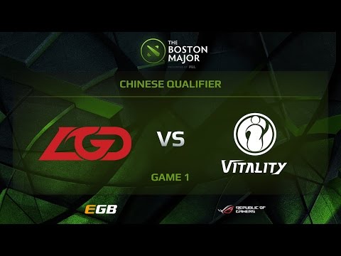 LGD Gaming vs IG.Vitality, Game 1, Boston Major CN Qualifiers
