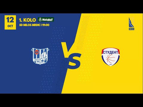 KK Leotar vs KK Student m:tel | 1. kolo | MAXBET LIGA | KSBIH | 2025/2026