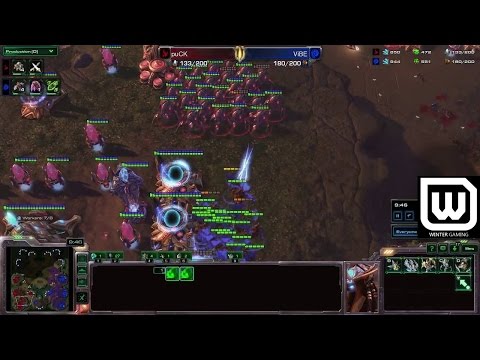 Winter Starcast #12 - Puck (Protoss) vs Vibe (Zerg) [Ruins of Endion]