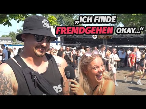 "Ich find FREMDGEHEN okay..."👀 Wo ist die Grenze 2023?!🤔 Docklands Festival Umfrage