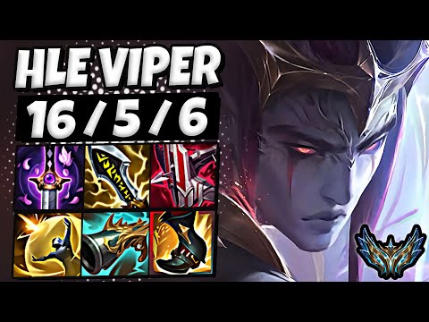 Aphelios vs Kaisa ADC [ HLE Viper ] Rank #4 Korea Challenger 25.16