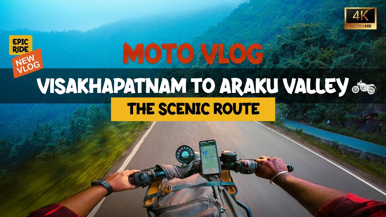 Visakhapatnam to Araku - Most Scenic Ride || Vizag to ArakuValley MotoVlog | Eastern Ghats Adventure