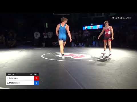 195 Lbs 3rd Place - Jake Conroy, Pennsylvania Vs Chase Matthias, Wisconsin B0f6