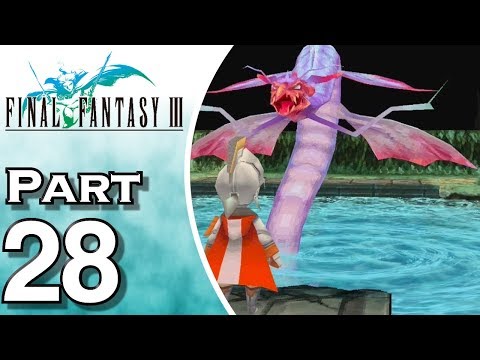 Let's Play Final Fantasy III iOS (Gameplay + Walkthrough) Part 28 - Leviathan & Bahamut
