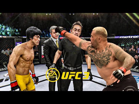 Bruce Lee vs Mark Hunt - EA Sports UFC 3 - Dragon Fight 🔥🐲
