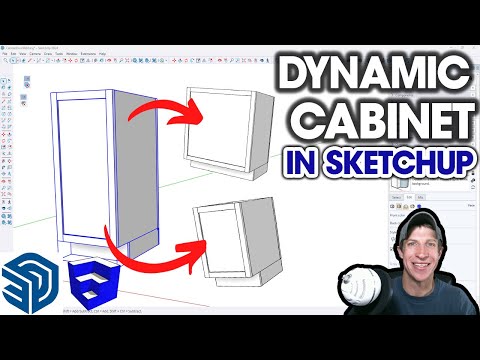 How to Create DYNAMIC CABINETS in SketchUp!