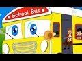 Wheels On The Bus Go Round And Round Nursery Rhyme Kids And Children S Song