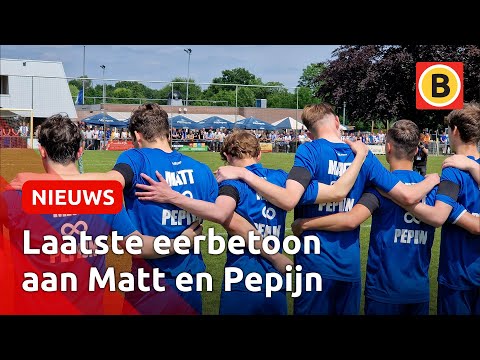 Emotioneel afscheidsduel ter ere van omgekomen vrienden | Omroep Brabant