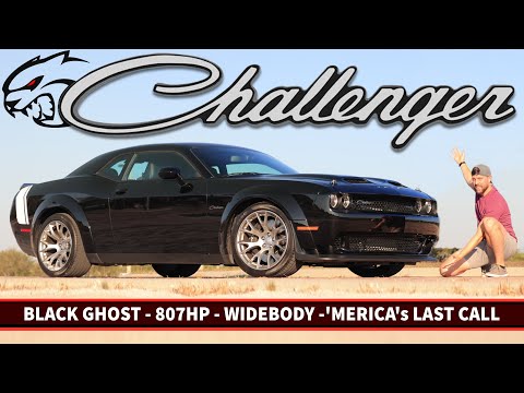 The American Dream?! 2023 Dodge Challenger SRT "Black Ghost" Review