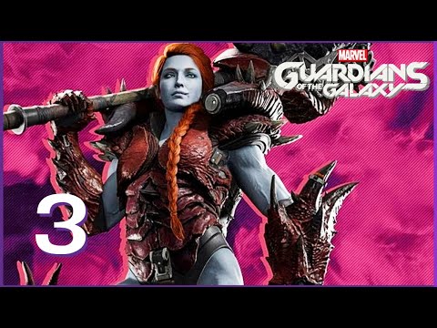 GUARDIANS OF THE GALAXY PS4 Gameplay Walkthrough Part 3 - LADY HELLBENDER (with Timestamps)