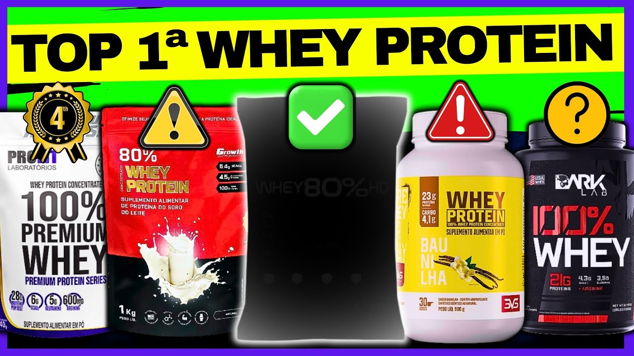 MELHORES WHEY PROTEIN QUE USEI 2024 ATUALIZADO WHEY PROTEIN CONCENTRADO 2024