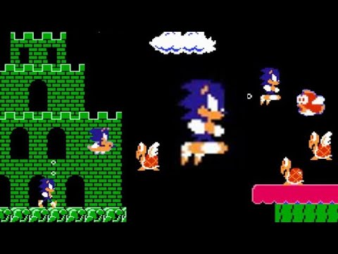 New Super Sonic Water World 3-Super Mario Bros SMB1 Hack-New Fun Maker