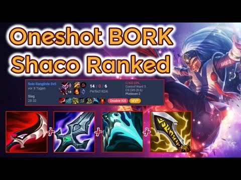 Bork Crit Shaco to Master - S13 Ranked [League of Legends] Full Gameplay - Infernal Shaco