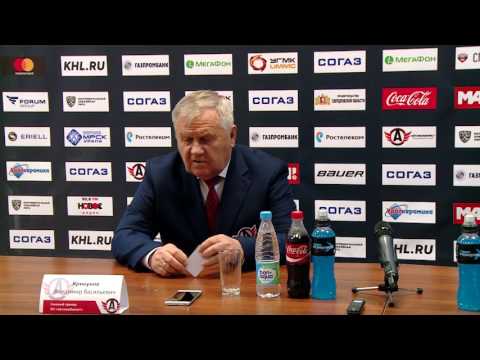 Пресс-конференция: "Автомобилист" - "Металлург", Нк (14.02.2017)