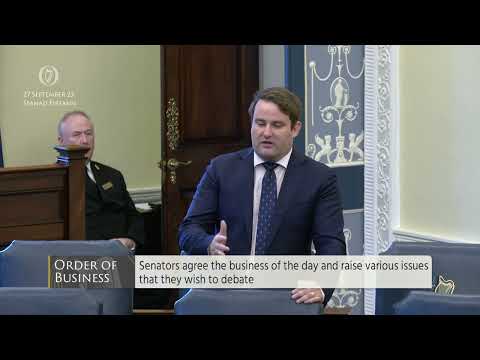 Senator John McGahon-  speech from 27 Sep 2023