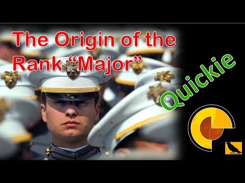 The Origin of the Rank "Major"