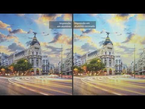 Impressão em Alumínio vs Impressão em Alumínio Escovado