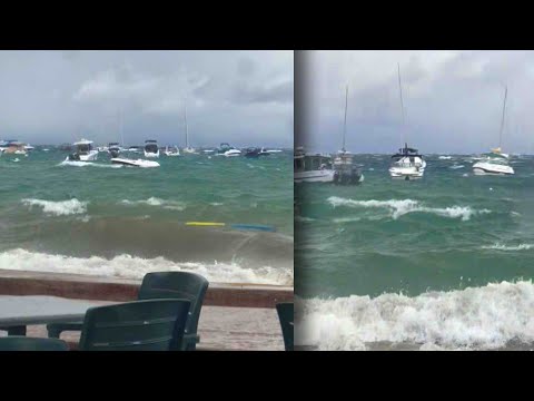 Images Show Choppy Lake Tahoe Waves That Killed 8