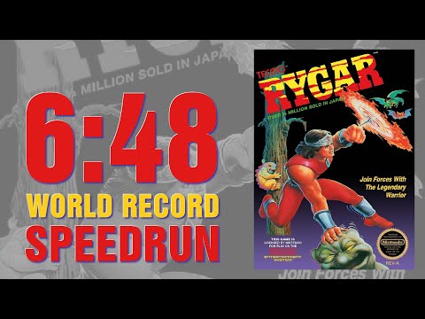 NES Rygar Any% Speedrun (Current WR)
