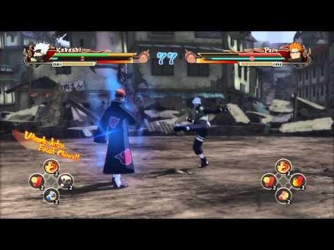 Naruto Shippuden Ultimate Ninja Storm Revolution - Kakashi vs Pain