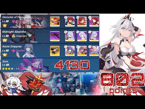 [Honkai Impact 3 SEA] EX Abyss RL (413D) - MHT-3B Nirvana (802 pts) HF(S2) MA(SSS) AE(SS) Sirin 3*