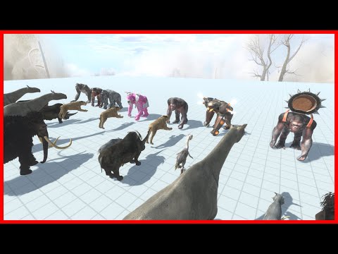ALL SKIN GORO WITH OLD GORO VS 3x FACTIONS - ANIMAL REVOLT BATTLE SIMULATOR