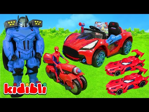 Various Toys 🚘🚒 Superhero Cars, Monster Truck, Race Car & More Educational Toys for Kids | Kidibli