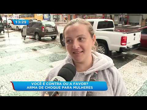 Arma de choque pode ser liberada para mulheres no Brasil