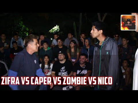 ZIFRA VS CAPER VS ZOMBIE VS NICO (FILTROS) - RAPNAROK \ FECHA 3 - 2020