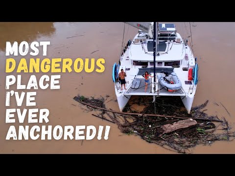 STUCK UP A RIVER getting SMASHED BY LOGS! 😲 - (Episode 321)