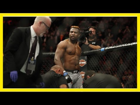 Ufc 218 recap: francis ngannou puts alistair overeem to sleep early