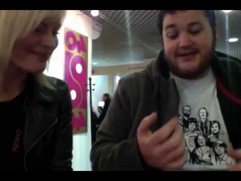 Michelle Phelan (Carosel) interviewing Syd from ( We make awesome sh*t) at MIDEM 2012