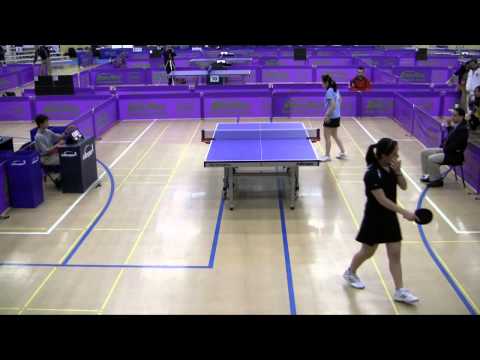 Women's Singles Semifinal 1 Game 5 - 2011 College Table Tennis Championships