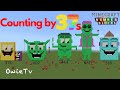 COUNTING BY 37s Numberblocks Minecraft | Learn To Count | Skip Counting by 37 Song | Math Songs