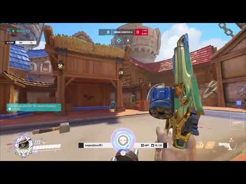 GALE DPS MAIN - MCCREE GAMEPLAY! [ OVERWATCH SEASON 25 TOP 500 ]