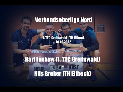 VOL 2022/23: Karl Lüskow (1. TTC Greifswald) - Nils Breker (TH Eilbeck)