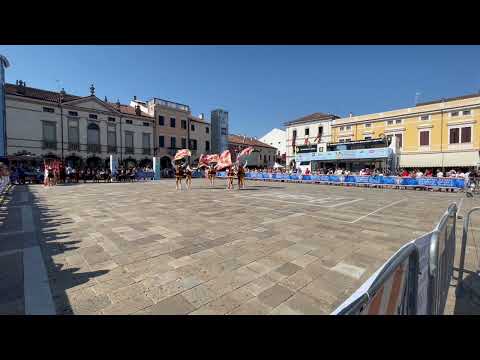 TENZONE AUREA MONTAGNANA 2023 PICCOLA SQUADRA MUSICI E SBANDIERATORI BORGO SAN PANFILO