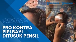 Viral Video Orangtua Tusuk Pipi Bayi Pensil Pensil, Disebut agar Punya Lesung Pipi, Tuai Pro-Kontra