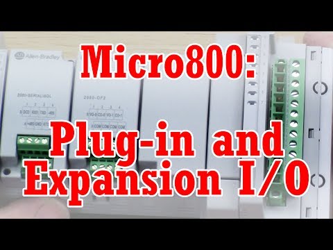 Allen Bradley Micro 800 Expansion I/O Modules And PLC Plug-In Modules PLC Input Output Card