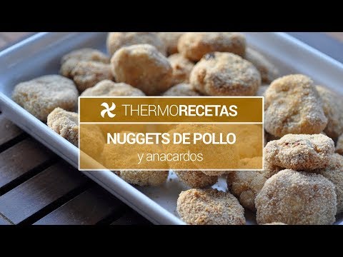 Nuggets de pollo con anacardos