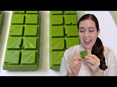 How To Make Matcha Crunky Chocolate Bars Recipe